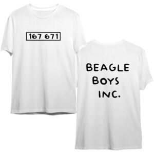 Big Time Beagle Boys Shirt - Ducktales - T-Shirt 2 Sided